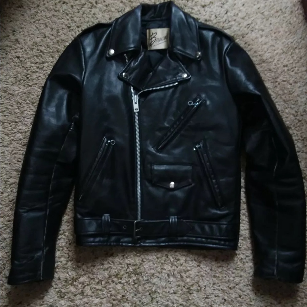 Vintage Berman’s Leather Moto/Biker Jacket